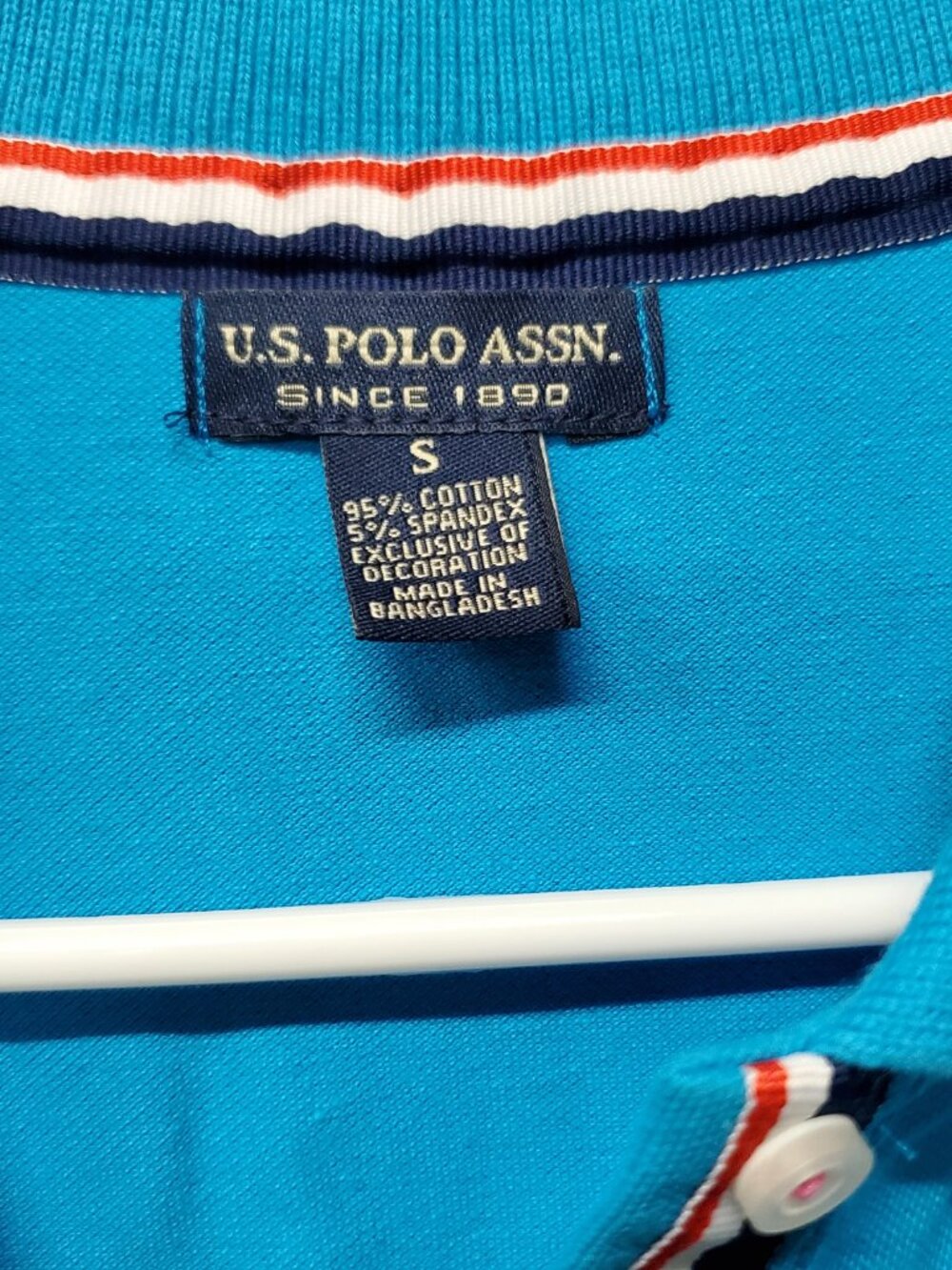 U.S. Polo Assn Blue Polo Dress S Short Sleeve Casual Rugby Style - Picture 3 of 6